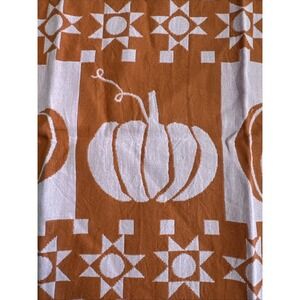 Anthropologie‎ Danika Kitchen Towel Dish Tea Scandi Modern Pumpkin Geometric